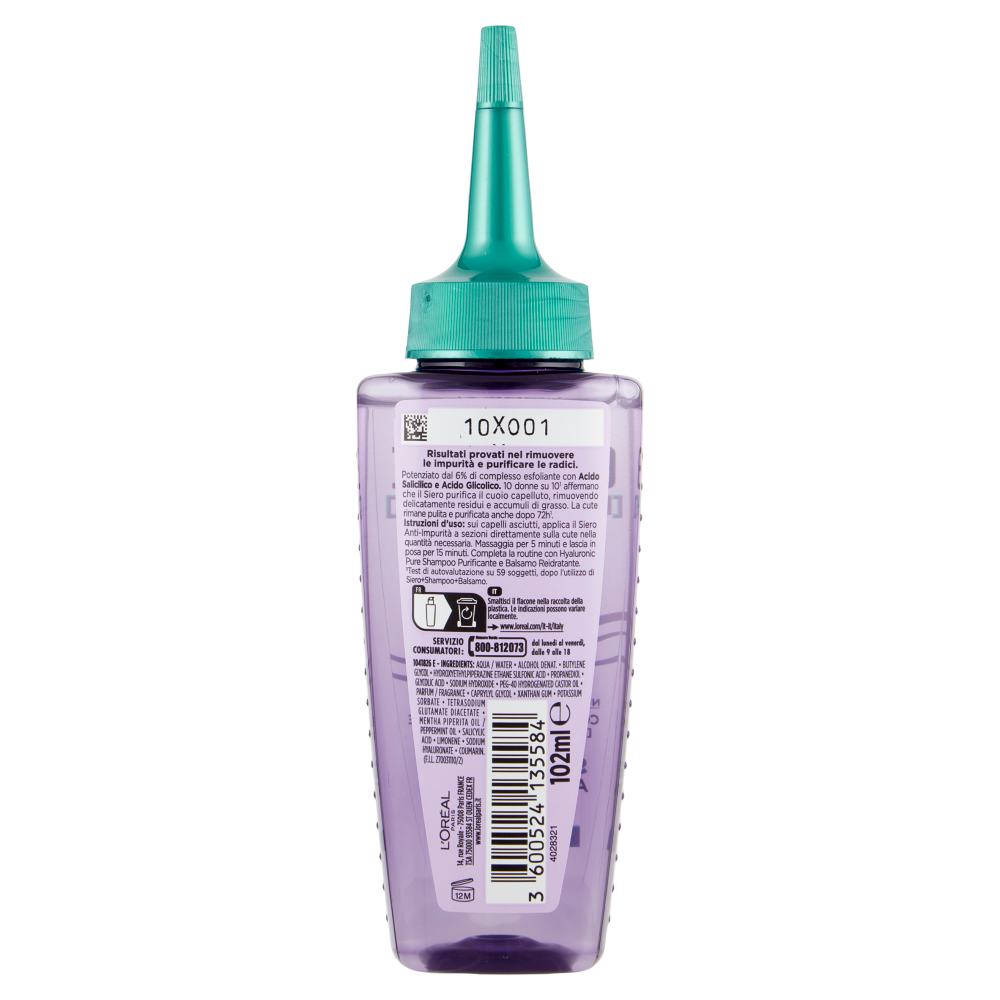 Elvive Hyaluronic Pure Siero Cute Anti-Sebo 102 ml