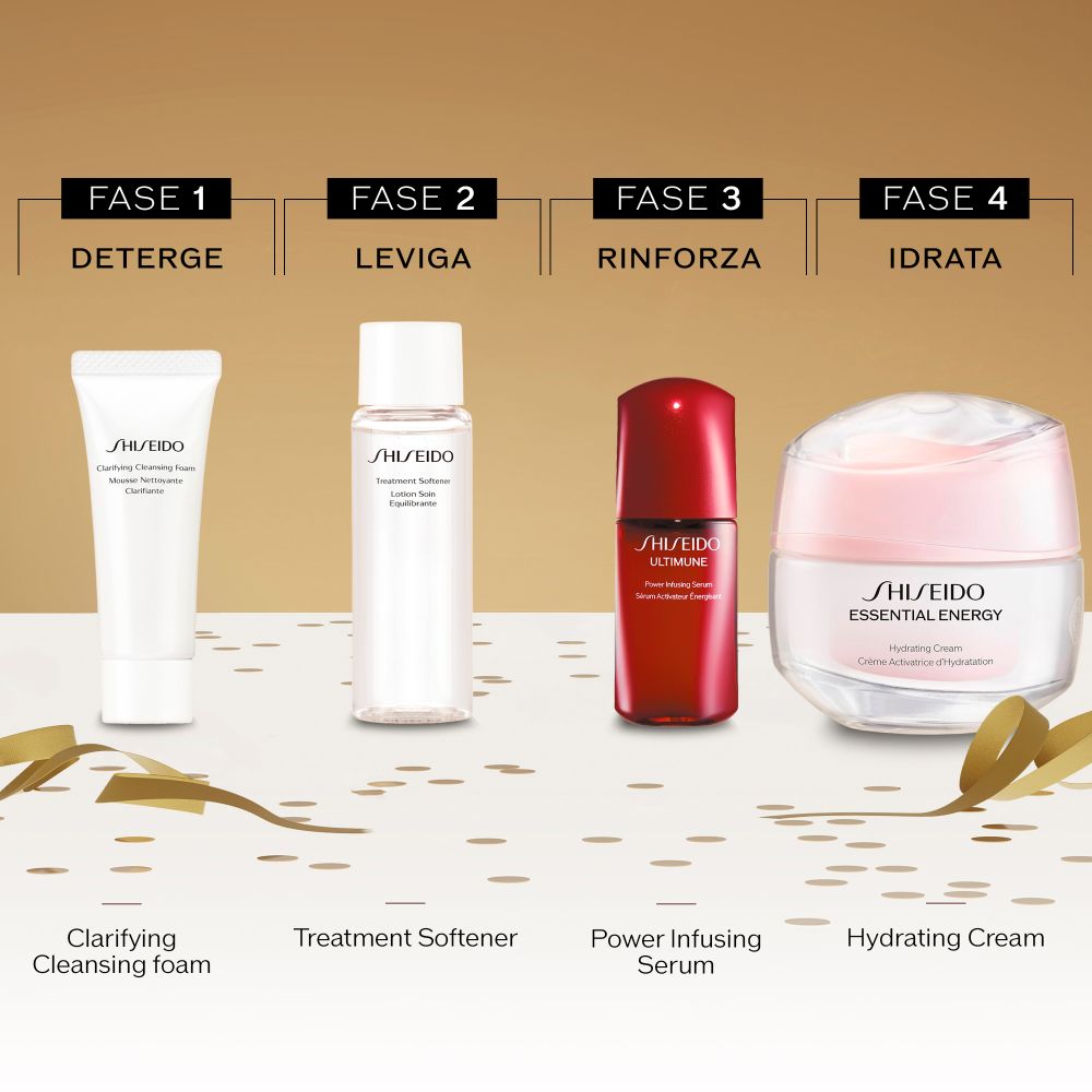 Cofanetto Shiseido Essential Energy Holiday Kit