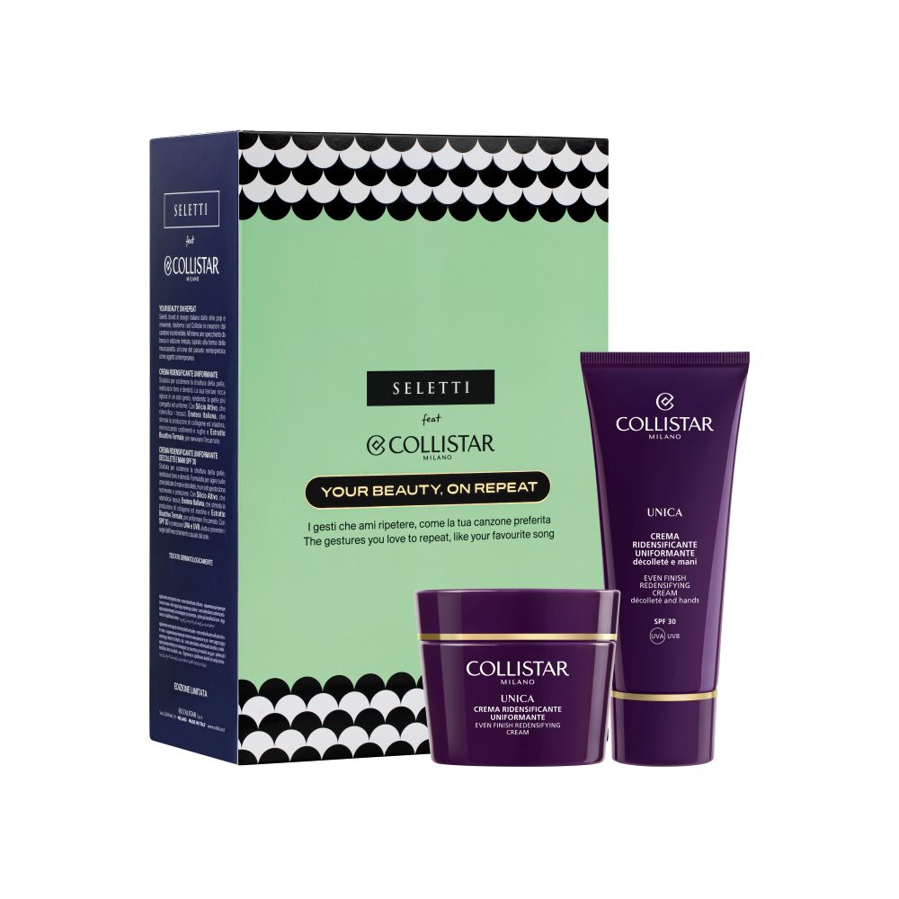 Cofanetto Unica Crema Ridensificante Uniformante