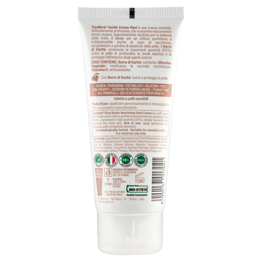 Karité Crema Mani Nutriente Protettiva 100 ml
