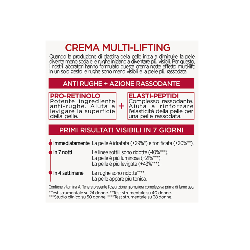 Revitalift Trattamento Notte Anti-Rughe + Extra-Rassodante 50 ml