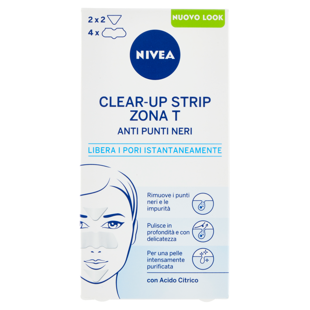 NIVEA Clear-up Strip Zona T Cerotto anti impurità