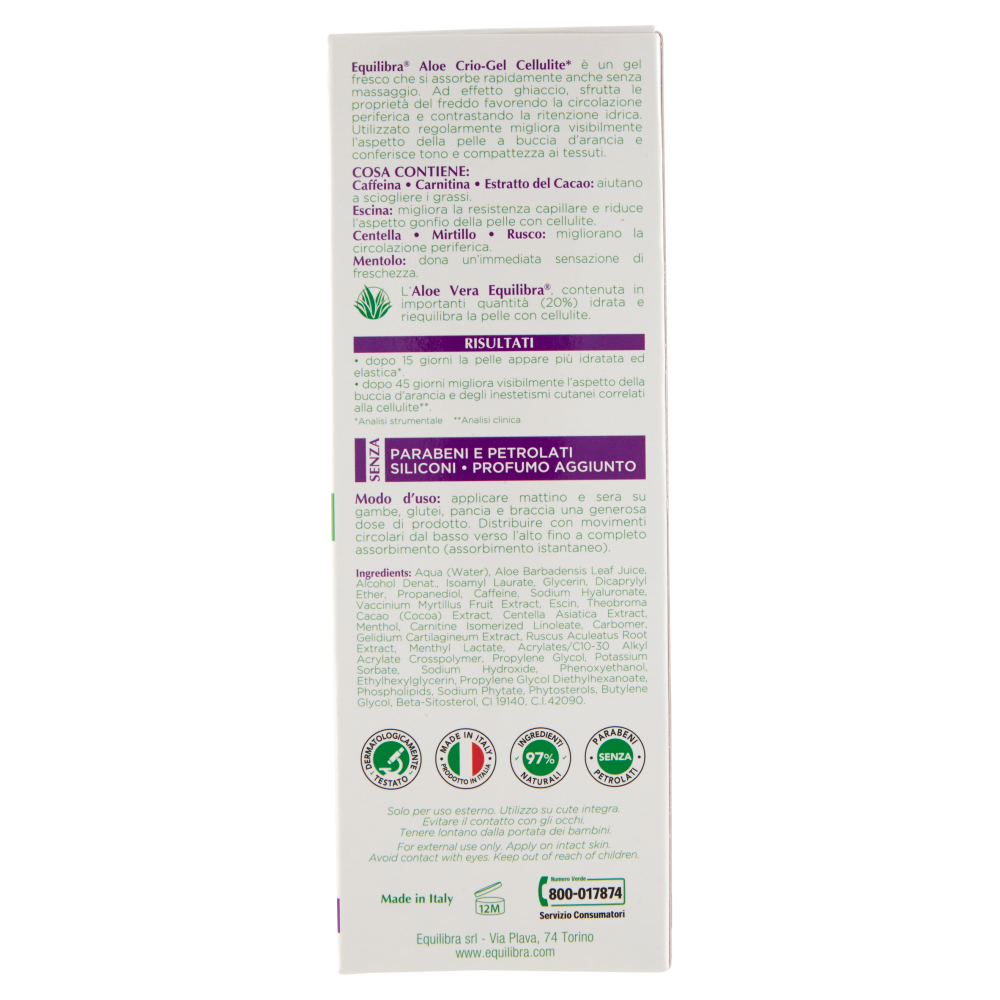 Aloe Crio Gel Anticellulite 200 ml