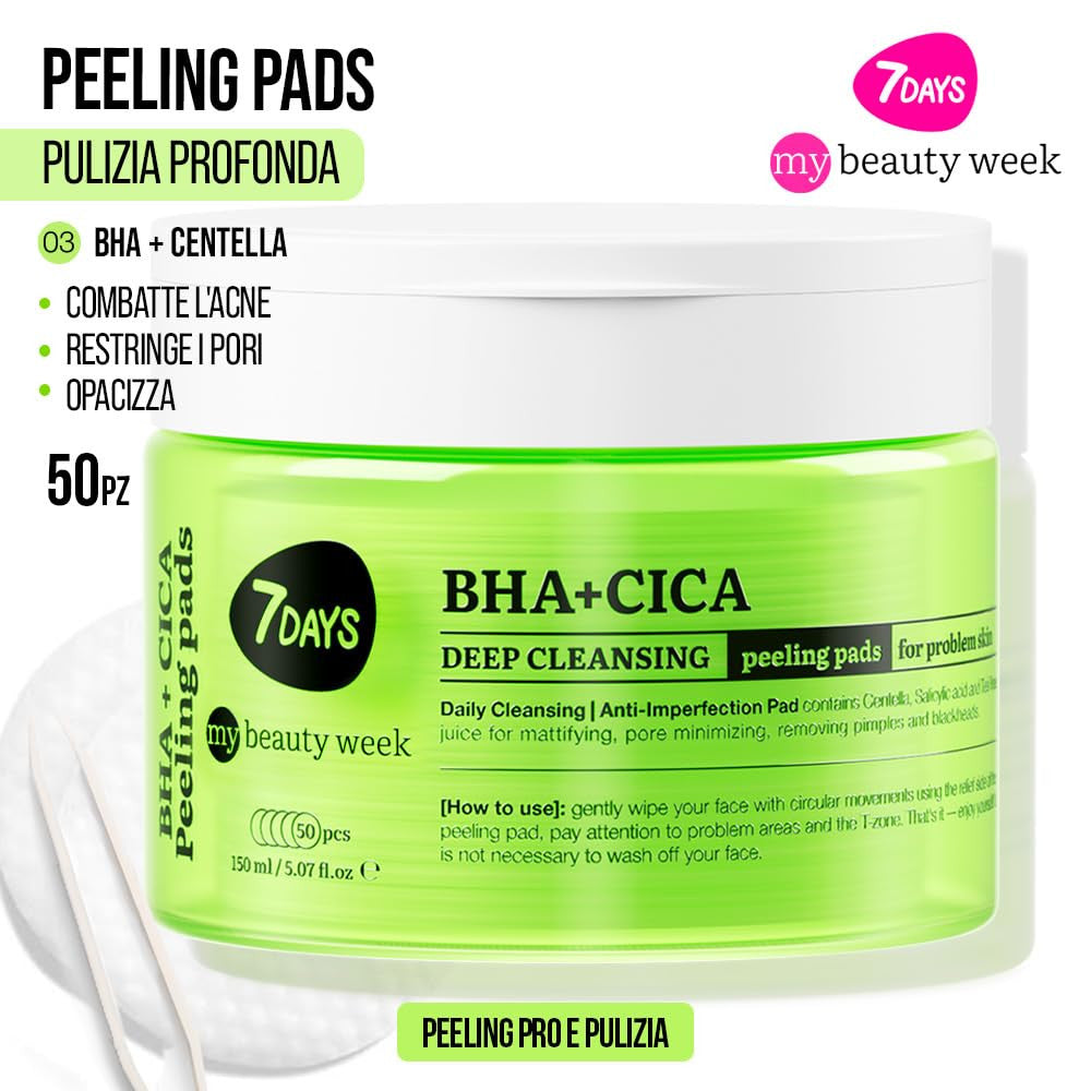 Deep Cleansing Peeling Pad BHA+CICA 50 pz