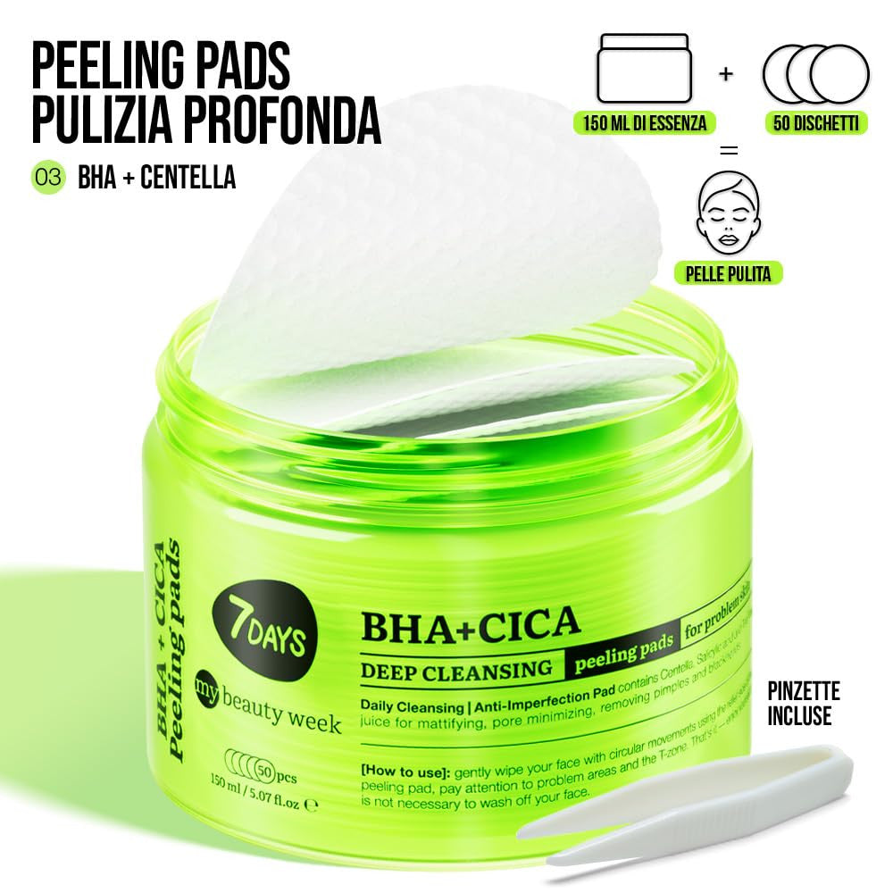 Deep Cleansing Peeling Pad BHA+CICA 50 pz