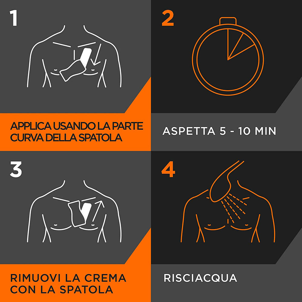 Crema Depilatoria Pelli Normali Uomo 200 ml
