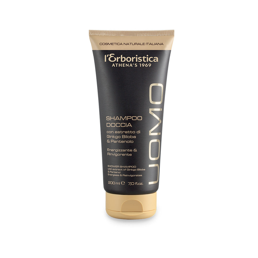 Uomo Ginkgo Biloba & Pantenolo Shampoo Doccia 200 ml
