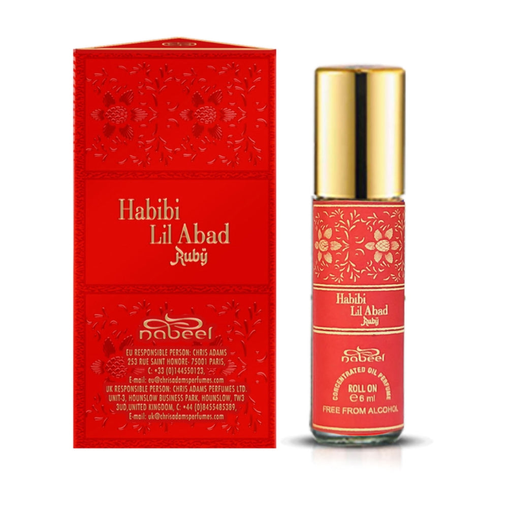 Habibi Lil Abad Ruby Roll On Oil Perfume