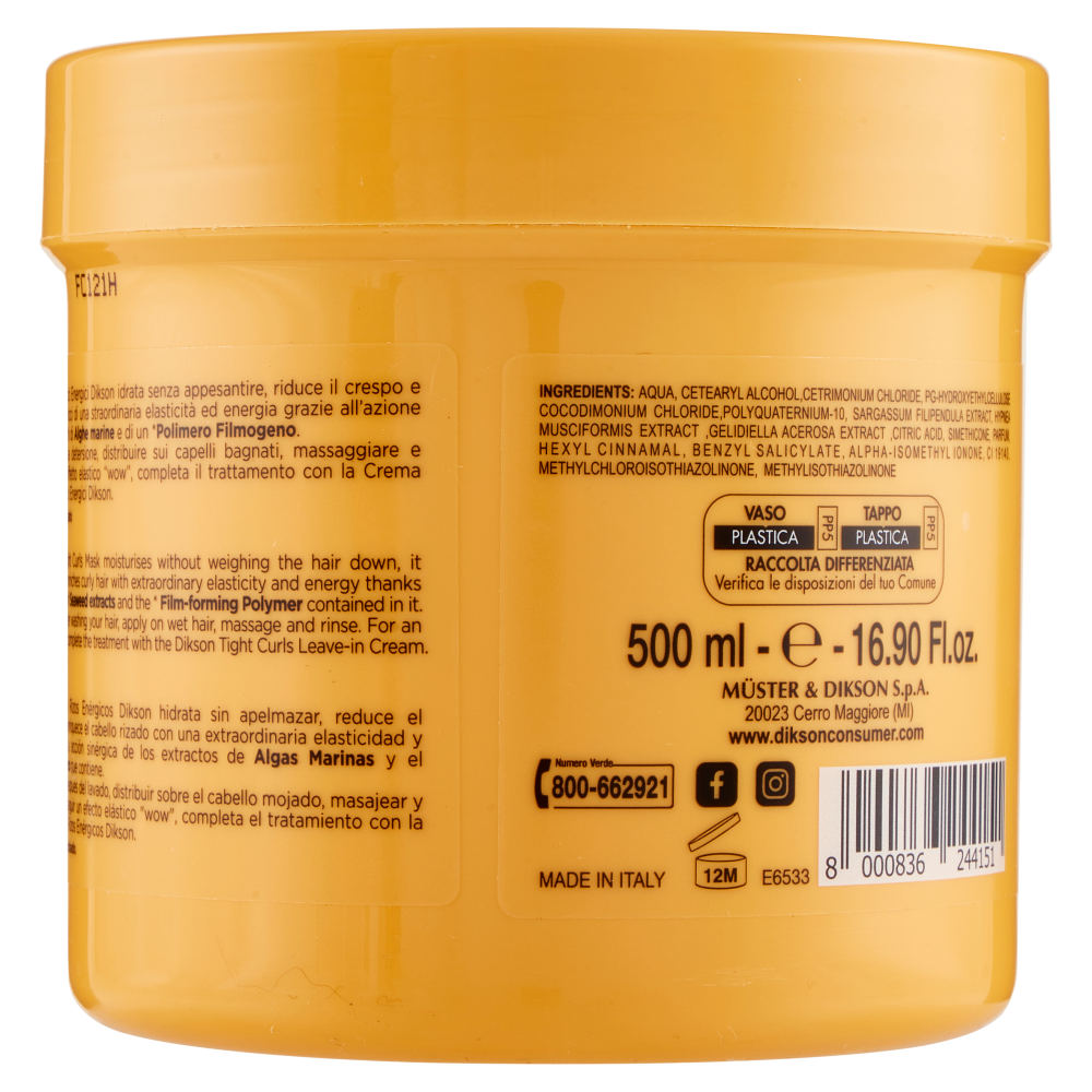 Maschera Rivitalizzante 500ml