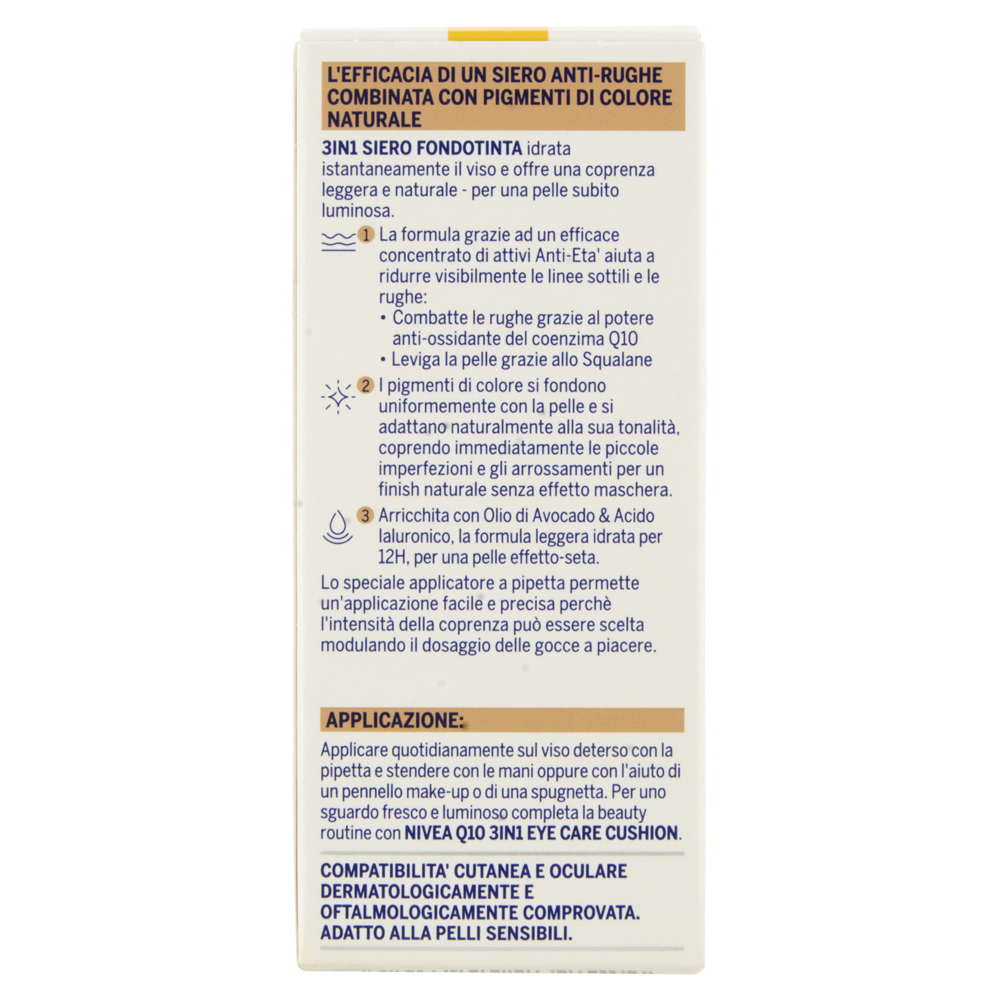 Q10 Anti-Rughe Power 3in1 Siero Fondotinta N.01
