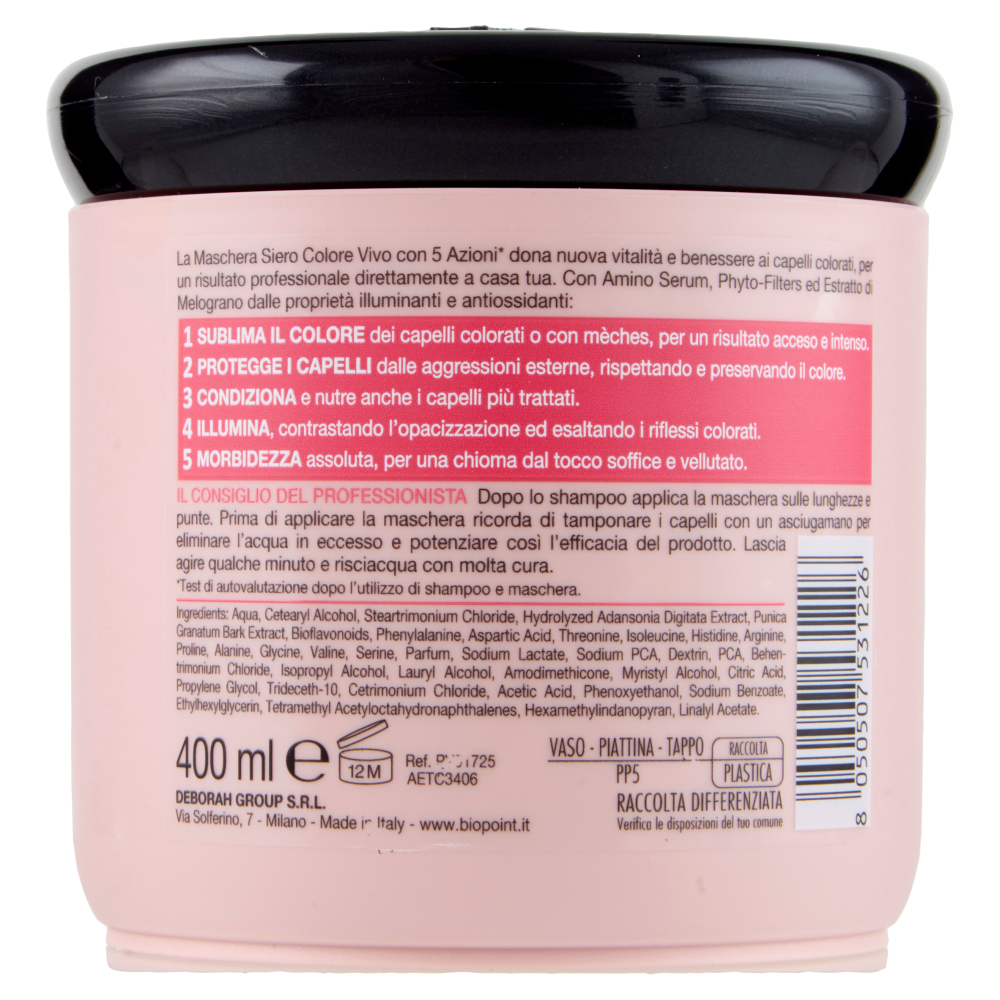 Maschera Siero Colore Vivo 400ml