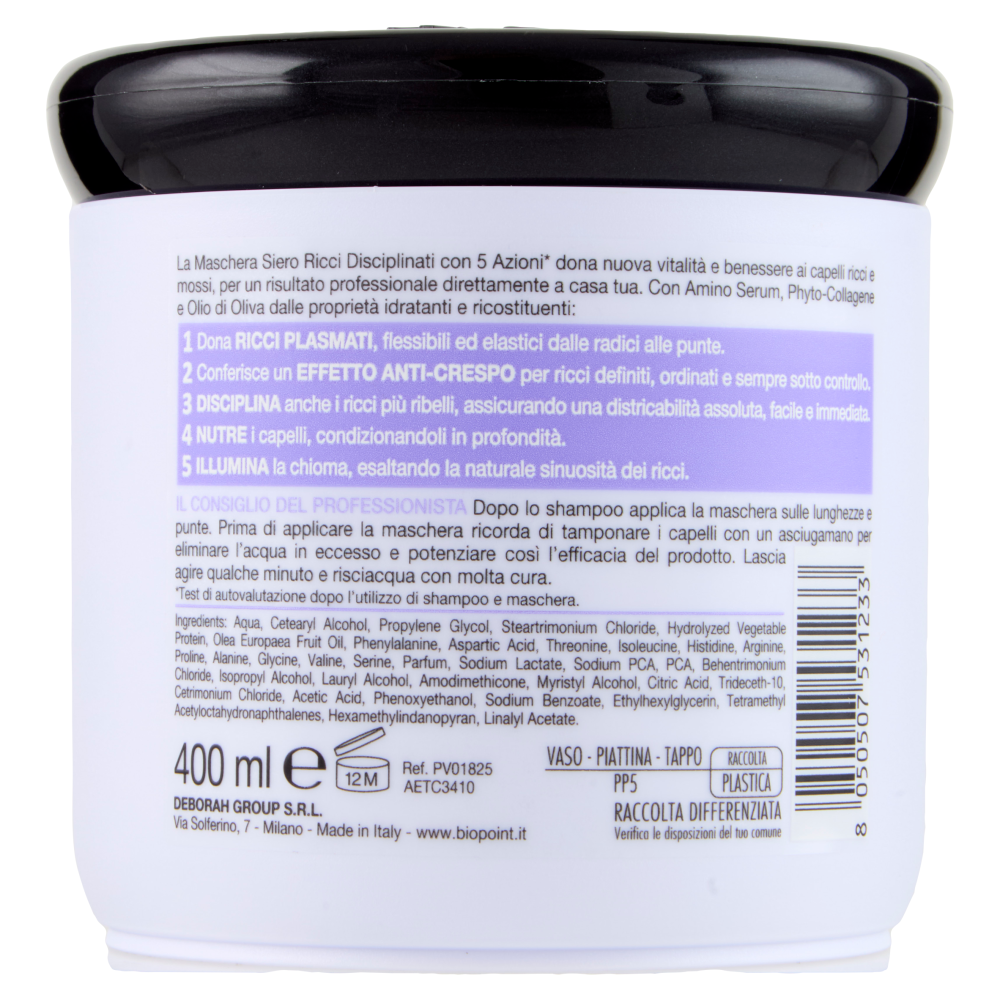 Maschera Siero Ricci Disciplinati 400ml