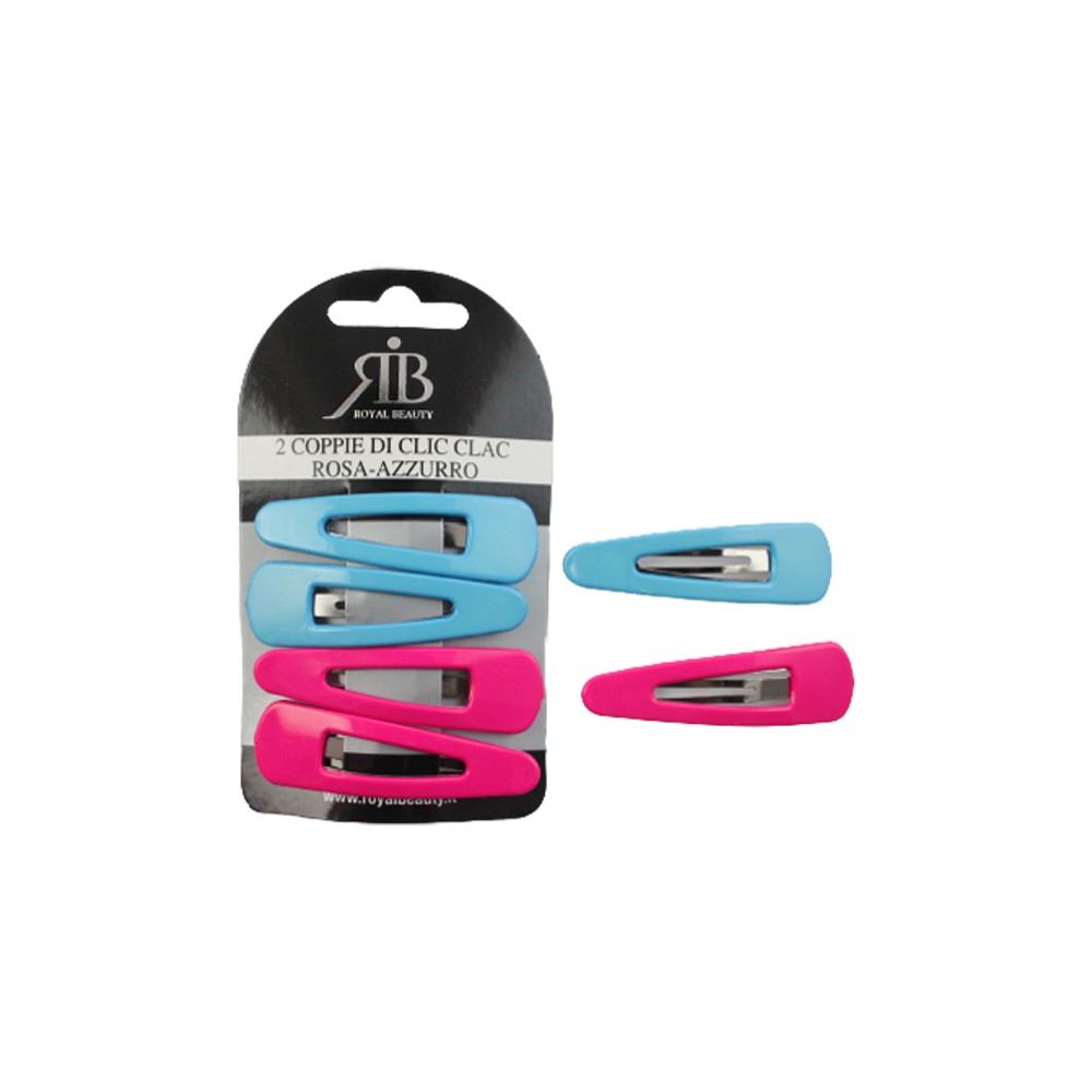 Clic-clac Rosa Azzurro 4 pezzi