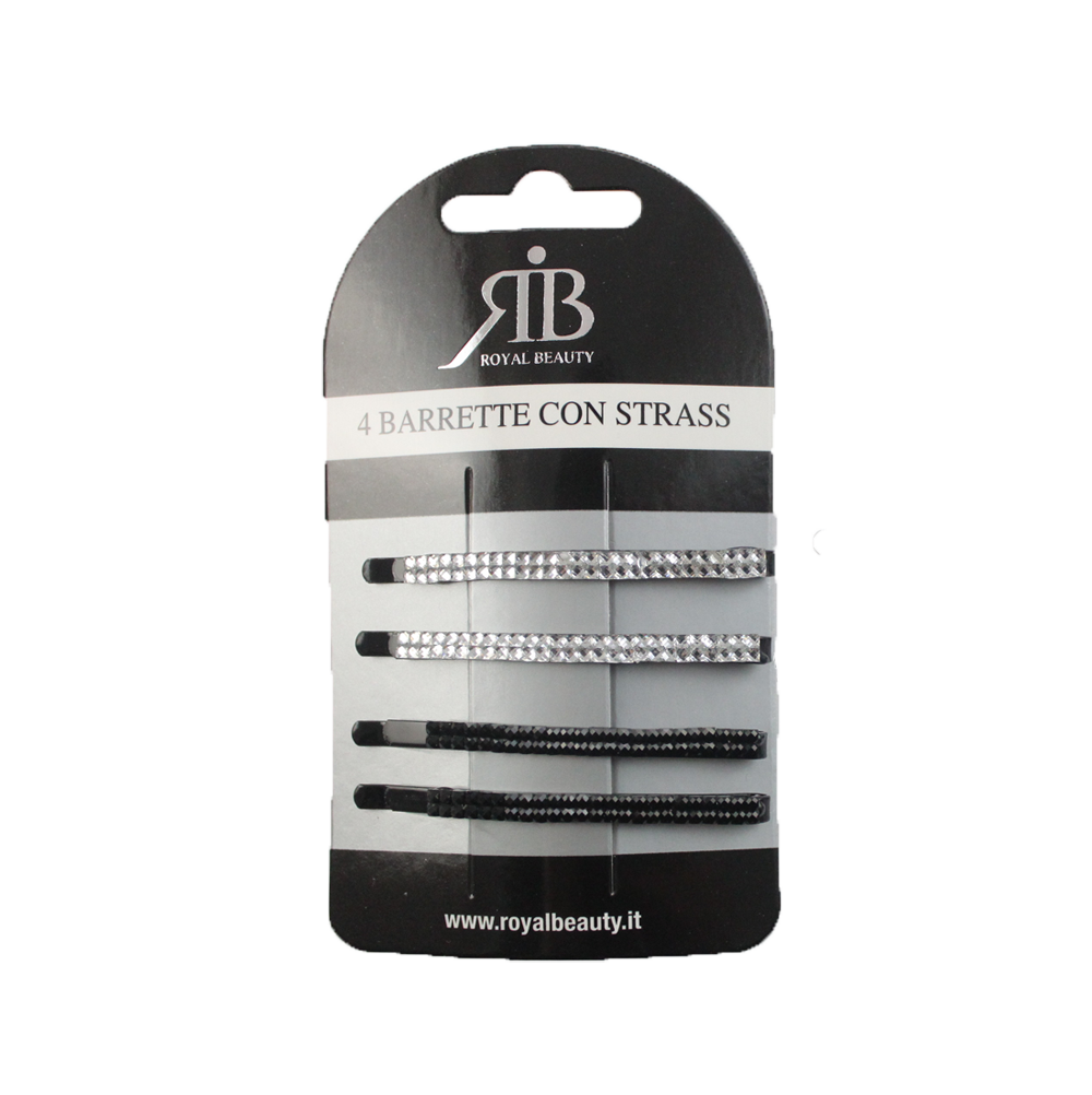 Mollette Strass Piccole 4 Pezzi