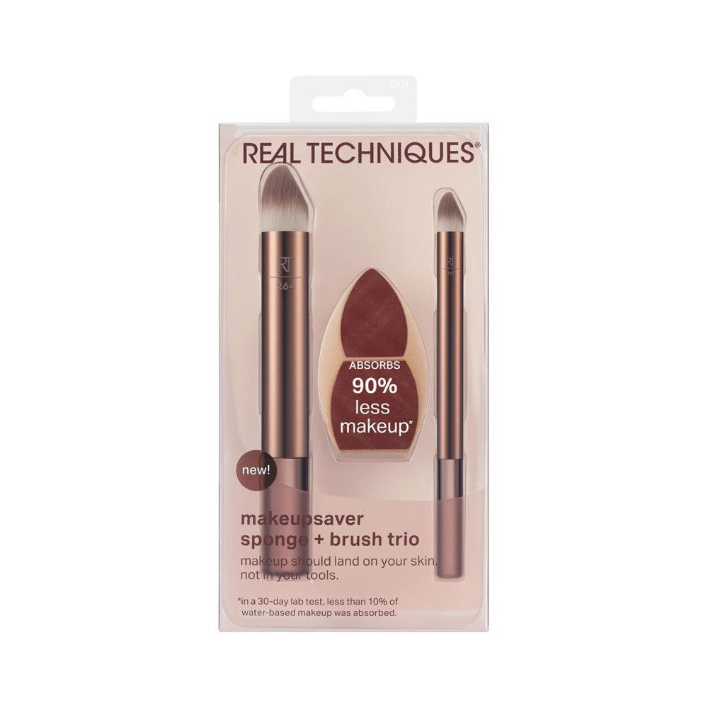 Set spugne per trucco Makeupsaver + Duo pennelli per il viso
