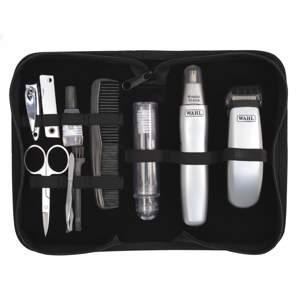 Travel Kit Regolabarba +Trimmen 12 Accessori