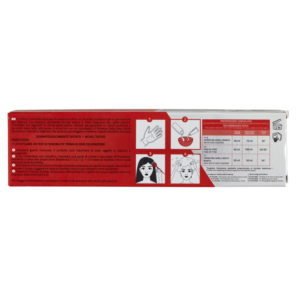 Professional Crema Colorante Capelli Permanente