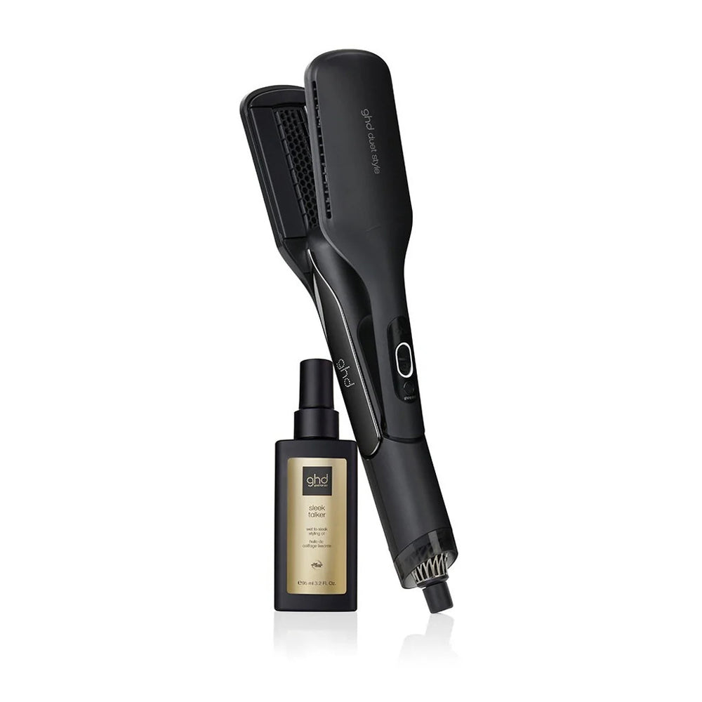 Piastra Asciugacapelli 2 in 1 Duet Style Set Lusso + Sleek Talker 95 ml