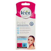 Pure Strisce Depilatorie Viso Pelli Sensibili 16 pz
