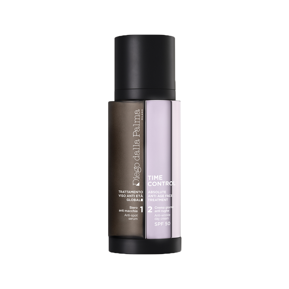 Trattamento Viso Anti Eta' Globale: Siero Anti Macchia + Crema Giorno Anti-Rughe Spf 50